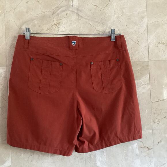 KÜHL Women Splash Shorts 7” Size 14 Orange Rust Stretch Gorpcore Hiking Outdoors - Picture 8 of 16